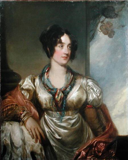 Portrait of Lady Milner (d.1862) de Andrew Geddes