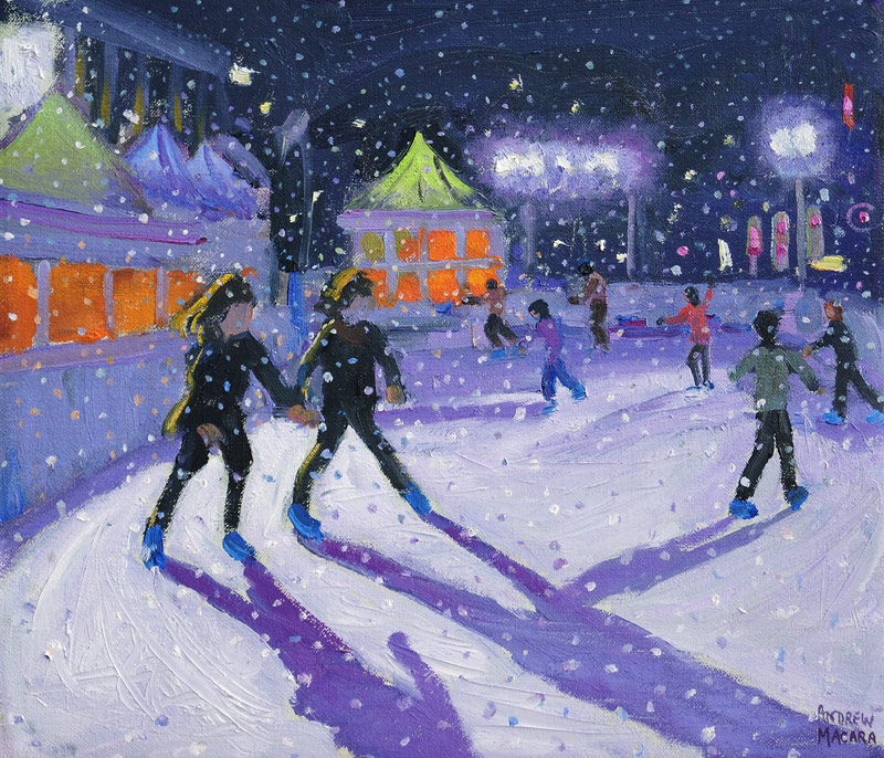 Night skaters,Derby de Andrew  Macara