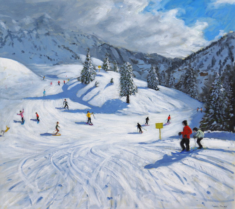 Skiing,Kitzbuhel de Andrew  Macara