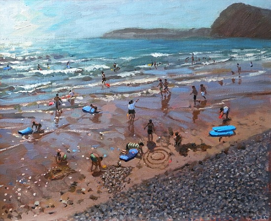 Circles in the Sand, Sidmouth de Andrew  Macara