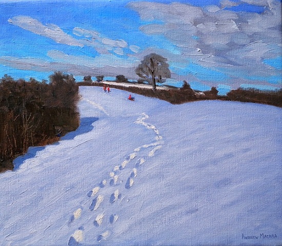 Footprints in the Snow de Andrew  Macara