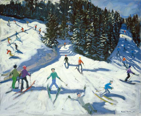Mid-morning on the Piste, 2004 (oil on canvas)  de Andrew  Macara