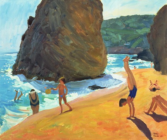 Morning, Platja dos Rosais, Costa Brava, 1997 (oil on canvas)  de Andrew  Macara