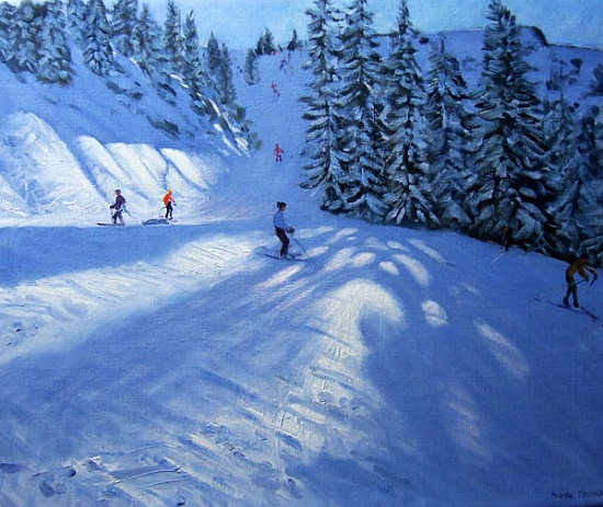 Morzine, ski run de Andrew  Macara