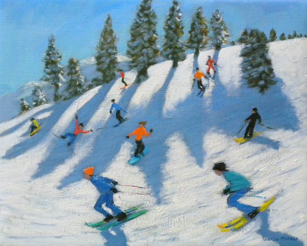 Skiers, Lofer de Andrew  Macara