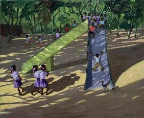 Slide, Mysore, 2001 (oil on canvas) 