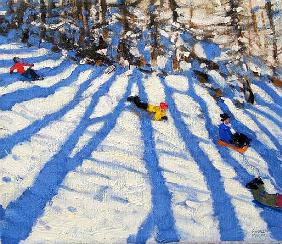 Tree shadows, Morzine