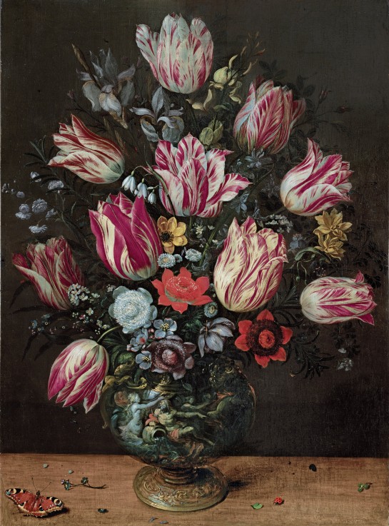 Vase with Tulips de Andries Daniels