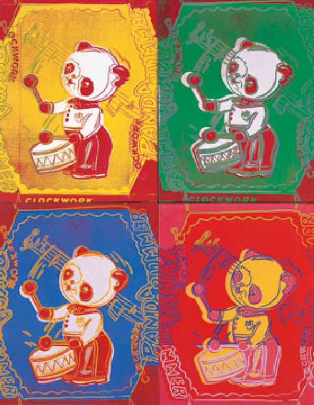 Cuatro Pandas de Andy Warhol