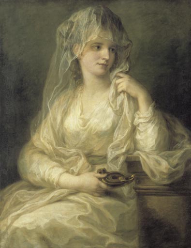 Bildnis einer Dame als Vestalin de Angelica Kauffmann