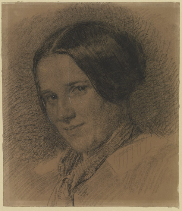 Bildnis einer lächelnden Frau de Angilbert Göbel