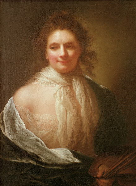 Anna D. Therbusch , Self-portrait de Angiola Leone