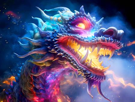  Ira del Dragón de la Tormenta. Año del Dragón. Signo del zodiaco chino.