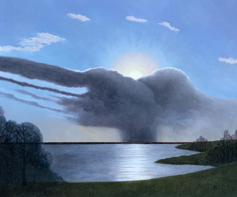 Draycote Cloud, 2004 (oil on canvas)  de Ann  Brain