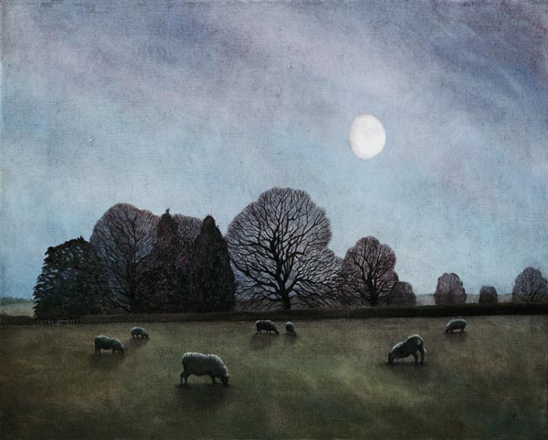 Moonlit Night, 2004 (oil on canvas)  de Ann  Brain