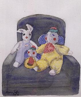 Grannie Tuffy''s Armchair, 1993 (w/c) 