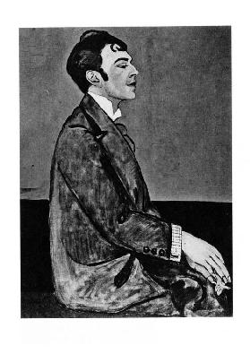Portrait of the poet Osip Mandelstam (1891-1938)