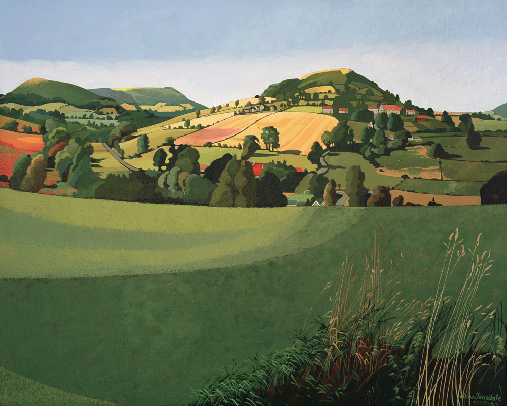 Hawnby, Yorkshire (oil on canvas)  de Anna  Teasdale