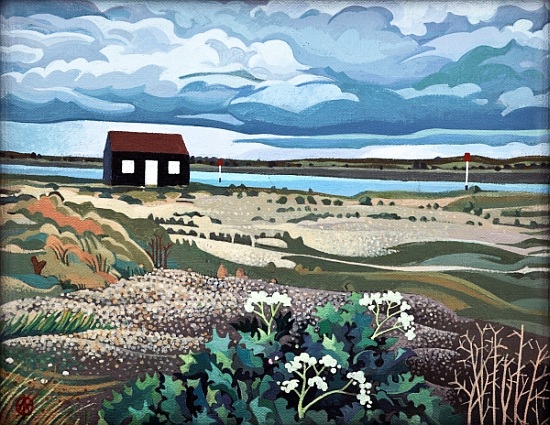 Hut, Rye Harbour de Anna  Teasdale