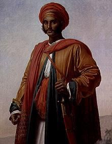 Portrait of an Indian. de Anne-Louis Girodet de Roucy-Trioson