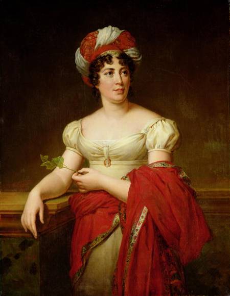 Portrait of Madame de Stael (1766-1817) de Anne-Louis Girodet de Roucy-Trioson