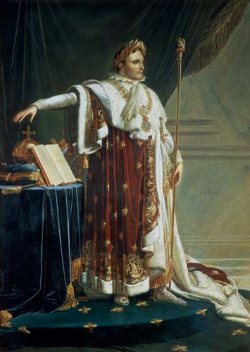 Portrait of Napoleon I in his Coronation Robes de Anne-Louis Girodet de Roucy-Trioson