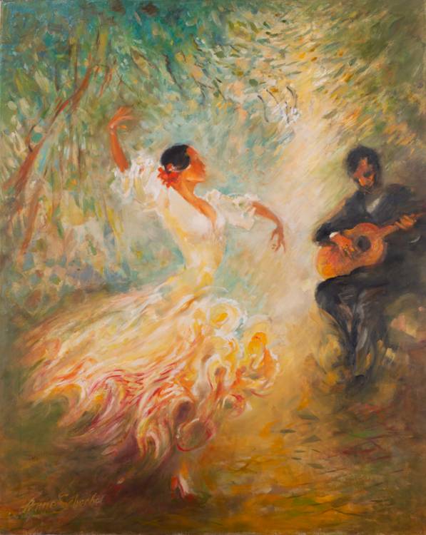Flamenco-Tänzerin de Anne Scherbel