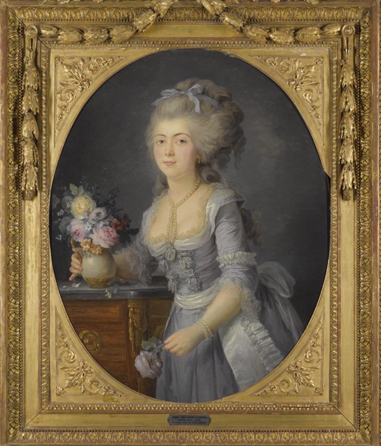 Portrait of Adélaïde Henriette Auguié (1758-1794) de Anne Vallayer-Coster