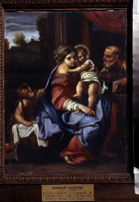The Holy Family with John the Baptist as a Boy