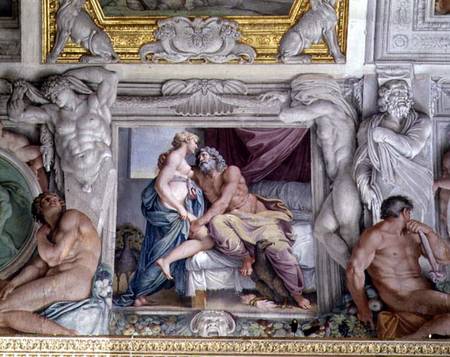The 'Galleria di Carracci' (Carracci Hall) detail of Jupiter and Juno de Annibale Carracci