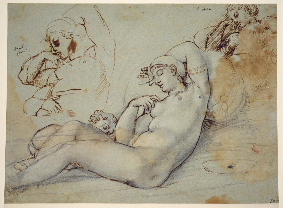 Study of Venus at Rest de Annibale Carracci
