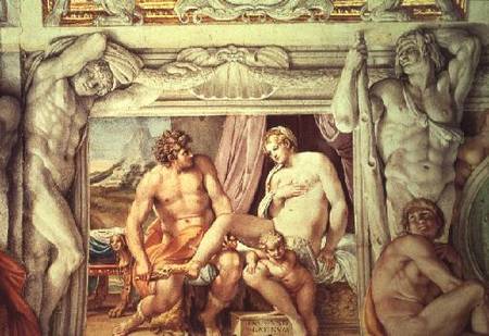 Venus and Anchises de Annibale Carracci