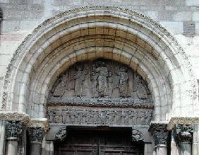 The Ascension, tympanum from the Porte Miegeville