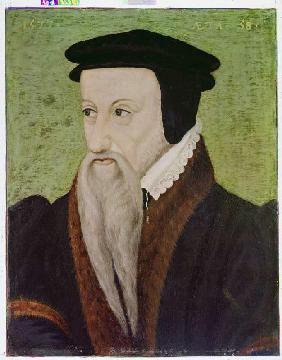 Portrait of the reformer Théodore de Beze (1519-16