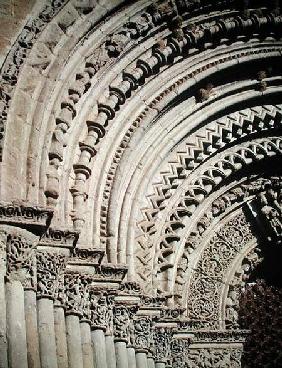 Sculptural detail from the facade of the main portal