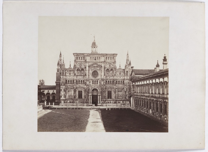 The Charterhouse of Pavia: view of the main facade de Anonym