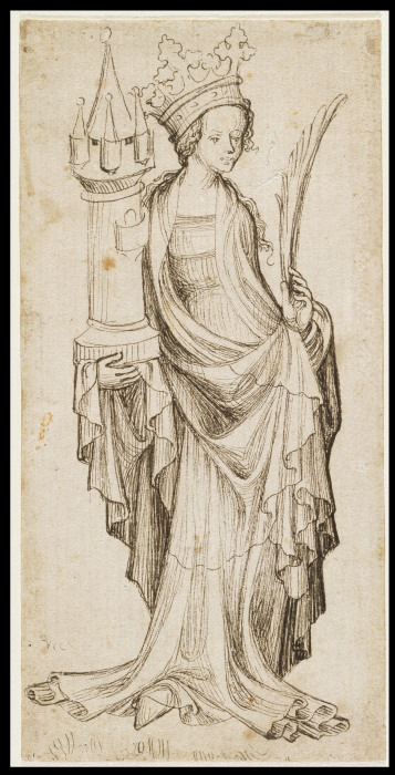 Saint Barbara de Anonym