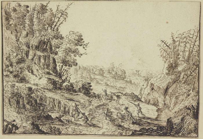 Landscape with robbers de Anonym