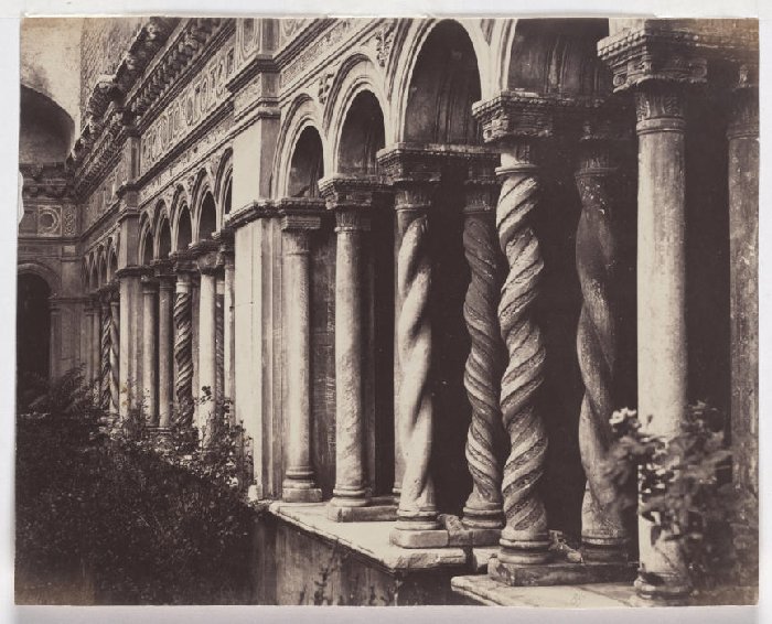 Rome: Columns in the cloister of San Giovanni in Laterano de Anonym