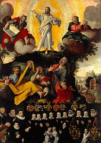 Transfiguration Christi epitaph of the P. Haunoldt de Anonym (Breslauer Maler)