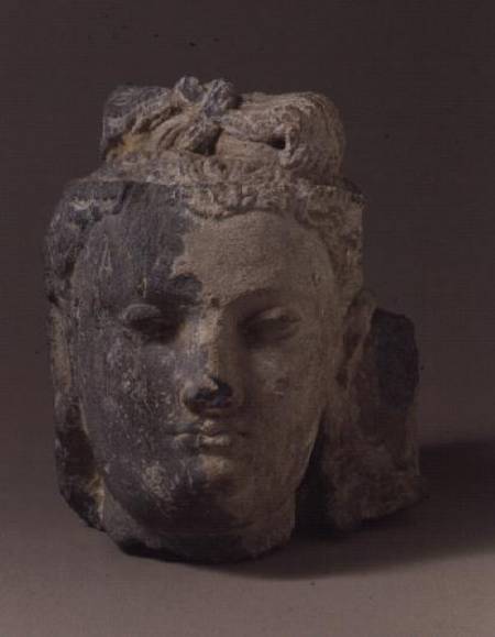 1952 1 B 47 Head of a bodhisattvaIndian de Anonymous