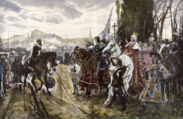 Eroberung Granadas / Pradilla nach Gemälde von Francisco Pradilla y Ortiz de Anonymous