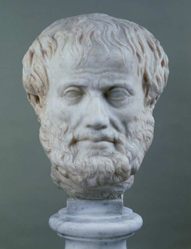 Marble head of Aristotle (384-322 B.C.) de Anonymous