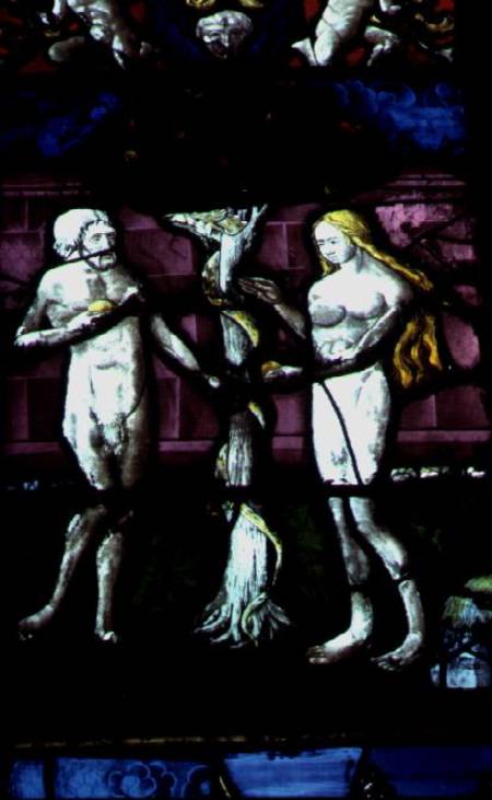 Adam and Eve and the Serpent de Anonymous