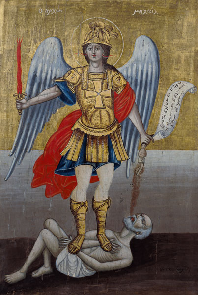 Archangel Michael: Greek icon from the Cyclades de Anonymous