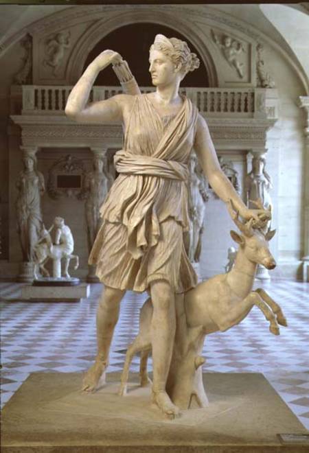 Artemis the Huntressknown as the 'Diana of Versailles' de Anonymous