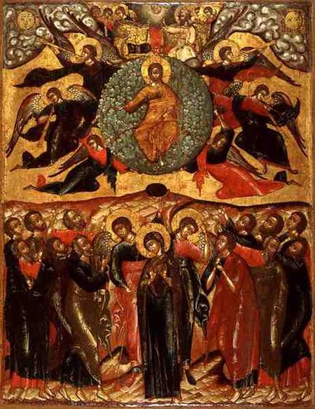 The Ascension of Christ, from the Church of Elijah the Prophet, Yaroslavl,Russia de Anonymous