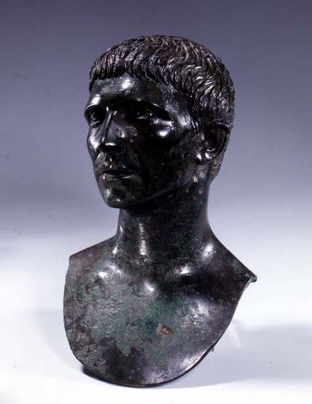 Bronze head of a manRoman de Anonymous