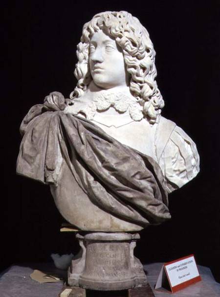Bust of Prince Rupert (1619-82) Count Palatine of the Rhine and Duke of Bavaria (half way through th de Anonymous