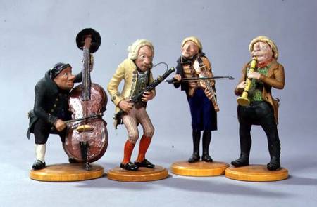 Caricature figurines of musiciansmade in Nuremberg de Anonymous